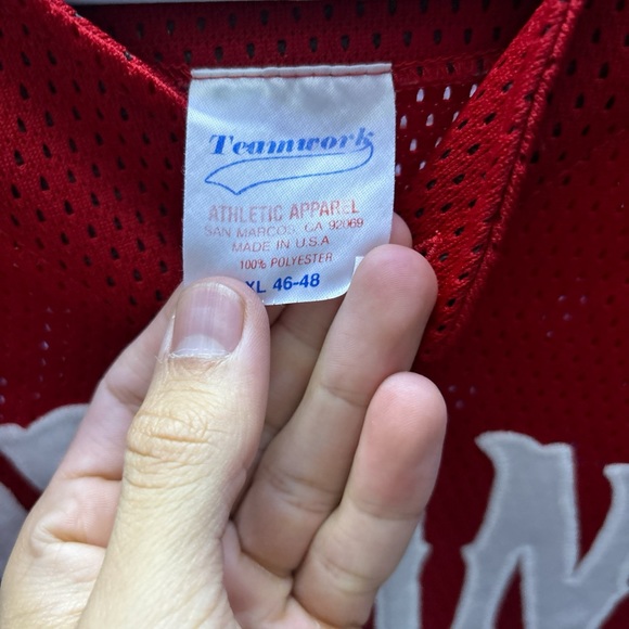 Corona Red Baseball Jersey #44 - Picture 3 of 4